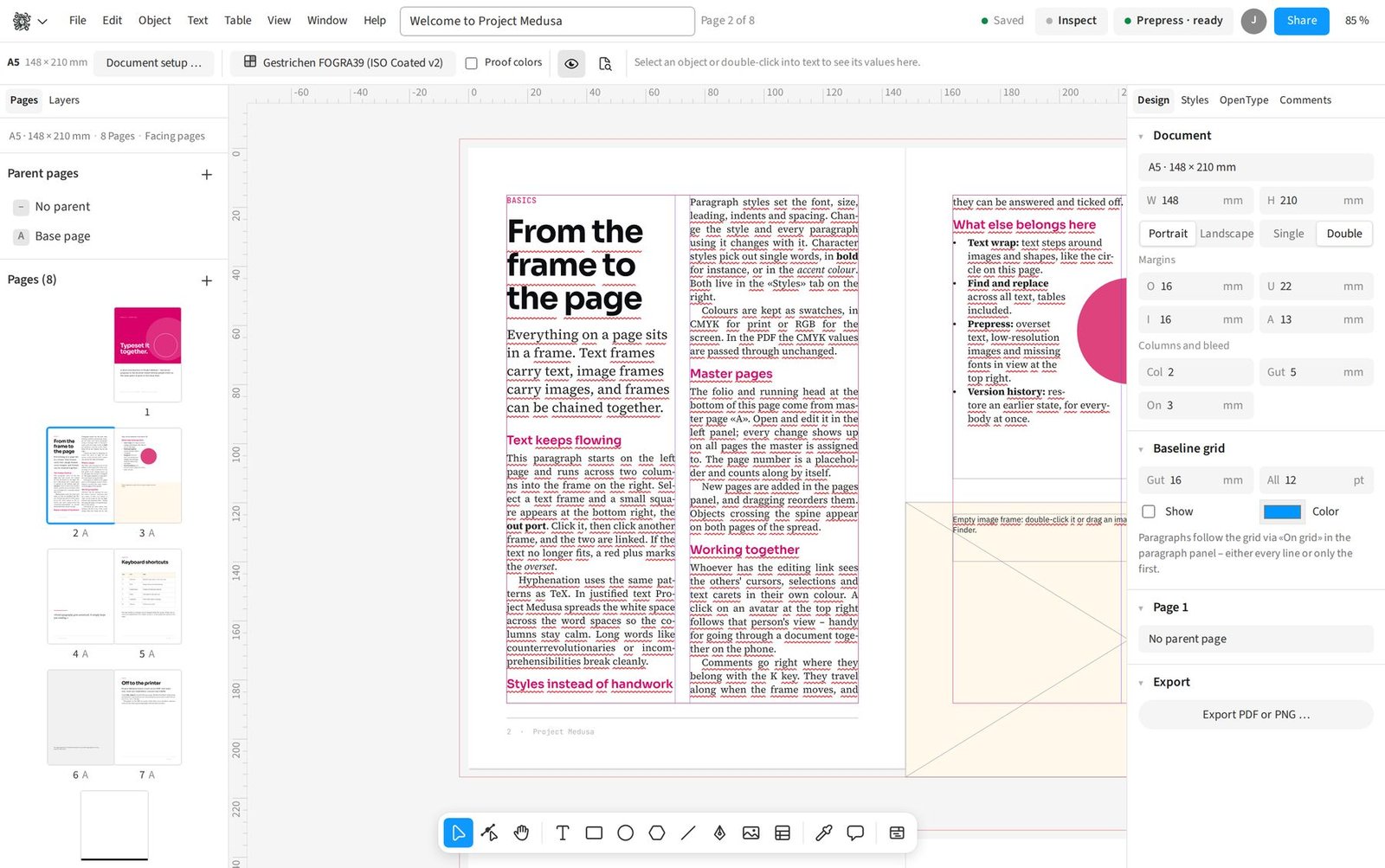 The editor
