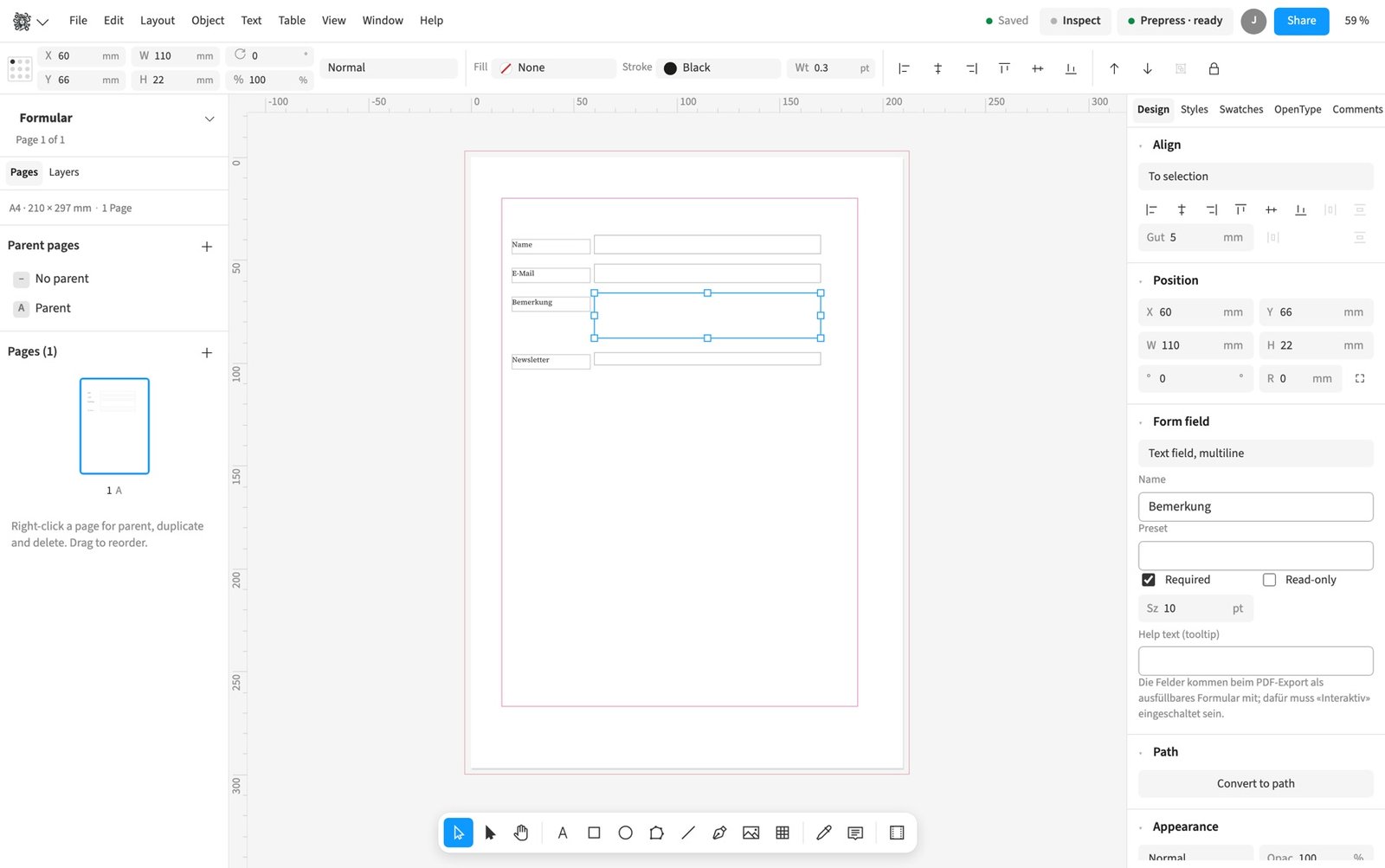 PDF forms