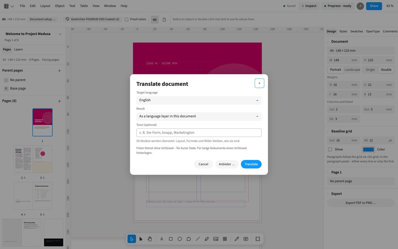Translating with AI